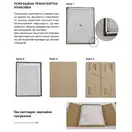 Дзеркало Mixxus WARM MR02-80x60-CASE з Led Touch, Anti-fog, димером, регулятором яскравості, годинн (MI6671)