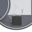 Дзеркало Mixxus Premium TOPPER MC01-100x75 з Led Touch, Anti-fog, димером (3-6,5kK) (MP6631)
