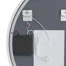 Дзеркало Mixxus Premium TOPPER MS03-60x120 з Led Touch, Anti-fog, димером (3-6,5kK) (MP6635)