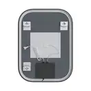 Дзеркало Mixxus Premium DIVERSE MR15-90x70-Reverse з Led Touch, Anti-fog, димером (3-6,5kK) (MP6639