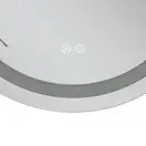 Дзеркало Mixxus Premium ELLIPSE MV05-80x70-Reverse з Led Touch, Anti-fog, димером (3-6,5kK) (MP6643