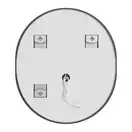 Дзеркало Mixxus Premium ELLIPSE MV05-80x70-Reverse з Led Touch, Anti-fog, димером (3-6,5kK) (MP6643