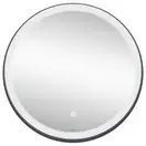 Зеркало Qtap Robin R600 Black с LED-подсветкой и антизапотеванием QT13786501B