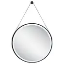 Зеркало Qtap Robin R600 Black с LED-подсветкой QT13786502B