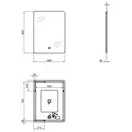 Зеркало Qtap Scorpio 600x800 с LED-подсветкой и антизапотеванием, Reverse QT14781003W