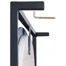 Зеркало Qtap Taurus 800х850х140 Black/Whitish oak с LED-подсветкой QT2478ZP600BWO