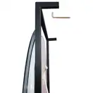 Зеркало Qtap Taurus 600х850х140 Black/Whitish oak с LED-подсветкой QT2478ZP700BWO