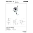 104105242 Omega Вішак з гачком, Bemeta (104105242)