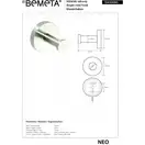 104106065 Neo Гачок Bemeta Чехія (104106065)