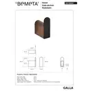108106020 Galla Гачок Bemeta Чехія (108106020)
