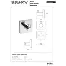 132106022 Beta Гачок, Bemeta (132106022)