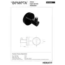 159106022 Hematit Гачок Bemeta (159106022)