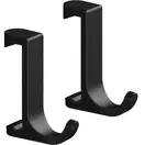 Гачок для рушників Hansgrohe WallStoris тонкий (2 штуки) 3,9 x 3,2 x 1,0 см, Matt Black (27929670)