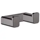 Крючок двойной Hansgrohe AddStoris, матовый чёрный хром (41755340) фото 1 Aquada.com.ua