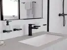 Крючок двойной Hansgrohe AddStoris, чёрный матовый (41755670) фото 2 Aquada.com.ua