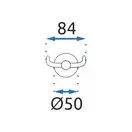 Крючок для полотенец REA MIST 02 CHROM (REA-80018)