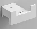 Гачок настінний подвійний Sonia S-CUBE, білий матовий (176359)