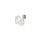 Гачок Sonia S-Cube Brushed Gold 37х24х43 мм, золото матове (195503)