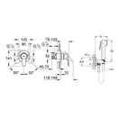 Комплект гігієнічного душа Grohe BauEdge, хром (UA28343001)