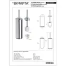 102313056 Neo: Йоршик підлоговий хром Bemeta Чехія (102313056)