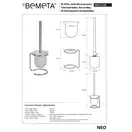 104113105  NEO: Туалетна щітка Bemeta Чехія (104113105)