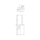 ершик для унитаза Omnires Modern Project black (MP60621BL)