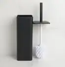 Ёршик для унитаза Yoka AMBA BLACK черная (PD.AMBA FB)
