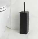 Ёршик для унитаза Yoka AMBA BLACK черная (PD.AMBA FB)
