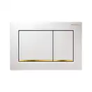 Geberit Omega 30 Кнопка смыва, белый/золотой (115.080.KK.1) (115.080.kk.1)