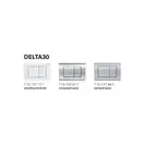 Geberit Delta 30 Клавіша змиву, матовий хром (115.137.46.1)