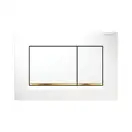 Geberit Sigma 30 Клавіша змиву, білий/золото (115.883.kk.1)