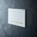 Geberit Sigma 30 Клавіша змиву, білий/золото (115.883.kk.1)