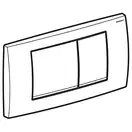 Geberit Twinline30 Клавіша змиву, хром матовий (115.899.JQ.1)