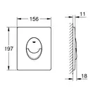 Grohe Quickfix Start Кнопка смыва, черный матовый (389642430)