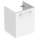 Тумба под раковину Geberit Selnova Square slim rim 53,8 см, белый глянцевый (501.216.00.1)