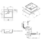 Кухонная мойка Qtap CS 5250 Beton (QT5250BET502)