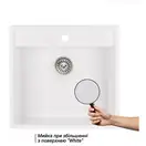 Кухонная мойка Qtap CS 5250 White (QT5250WHI650)