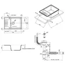Кухонная мойка Qtap CS 7440 Black (QT7440BLA404)