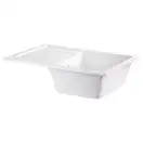 Кухонная мойка Qtap CS 7449 White (QT7449WHI650)