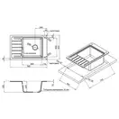 Кухонная мойка Qtap CS 7751 Black (QTCS7751BLA)