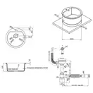 Кухонная мойка Qtap CS D510 Coffee (QTD510COF551)