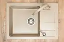 Кухонна мийка REA NILS BEIGE набір 5в1 (ZLE-00102)