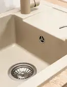 Кухонна мийка REA NILS BEIGE набір 5в1 (ZLE-00102)