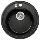 Lidz D510/200 Кухонная мойка, черная матовая (LIDZBLM14D510200)