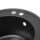 Lidz D510/200 Кухонная мойка, черная матовая (LIDZBLM14D510200)