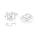 Кухонная мойка Lidz 625x500/200 COL-06 (LIDZCOL06625500200)
