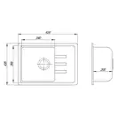 Кухонная мойка Lidz 620x435/200 STO-10 (LIDZSTO10620435200)