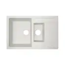Кухонная мойка с дополнительной чашей Lidz 780x495/200 STO-10 (LIDZSTO10780495200)