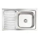 Кухонная мойка Lidz 5080-R 0,8 мм Decor (LIDZ5080RDEC06)