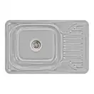 Кухонная мойка Lidz 6642 0,8 мм Micro Decor (LIDZ664208MICDEC)